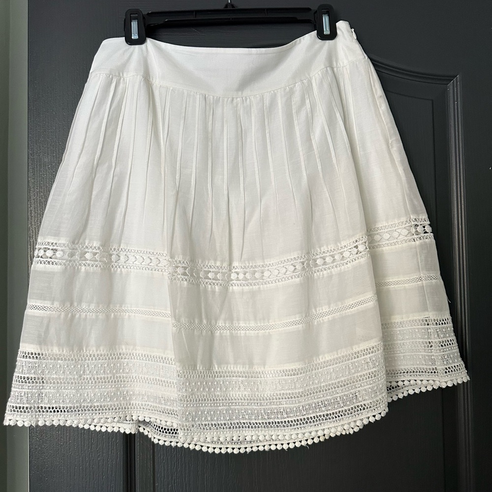Ann Taylor cotton silk skirt | size 6